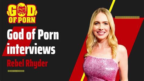 rebel rhyder interview|The God of Porn interviews Rebel Rhyder